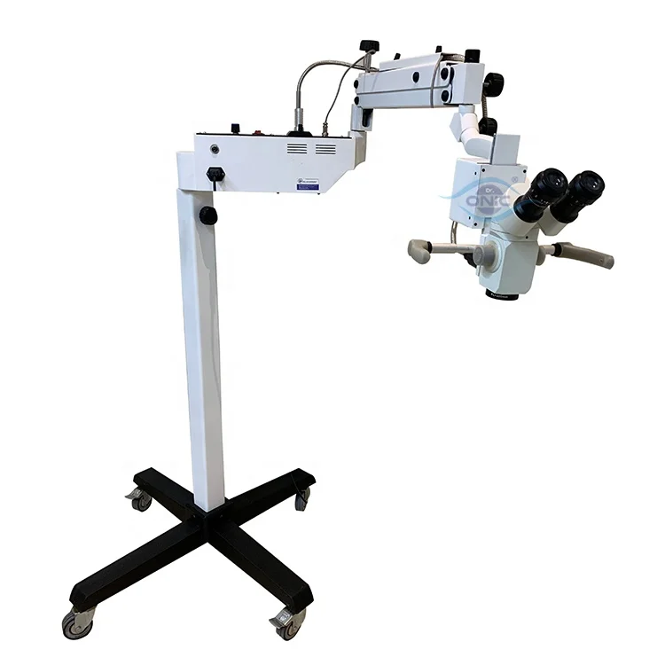 Portable Digital Operating Microscope 5 Step Zoom With Camera and Beam Splitter  Multifunctional Surgical Microscope