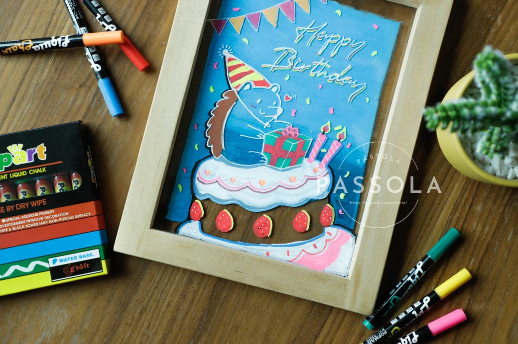 15 мм параллельный плоский перо на водной основе стираемый маркер жидкого мела 50 цветов