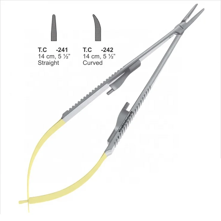 Держатели игл DERF T.C. (Карбид вольфрама зубчатый твердый) 11 5 см размер 4 дюйма игольчатый держатель TC Mayo Hegar