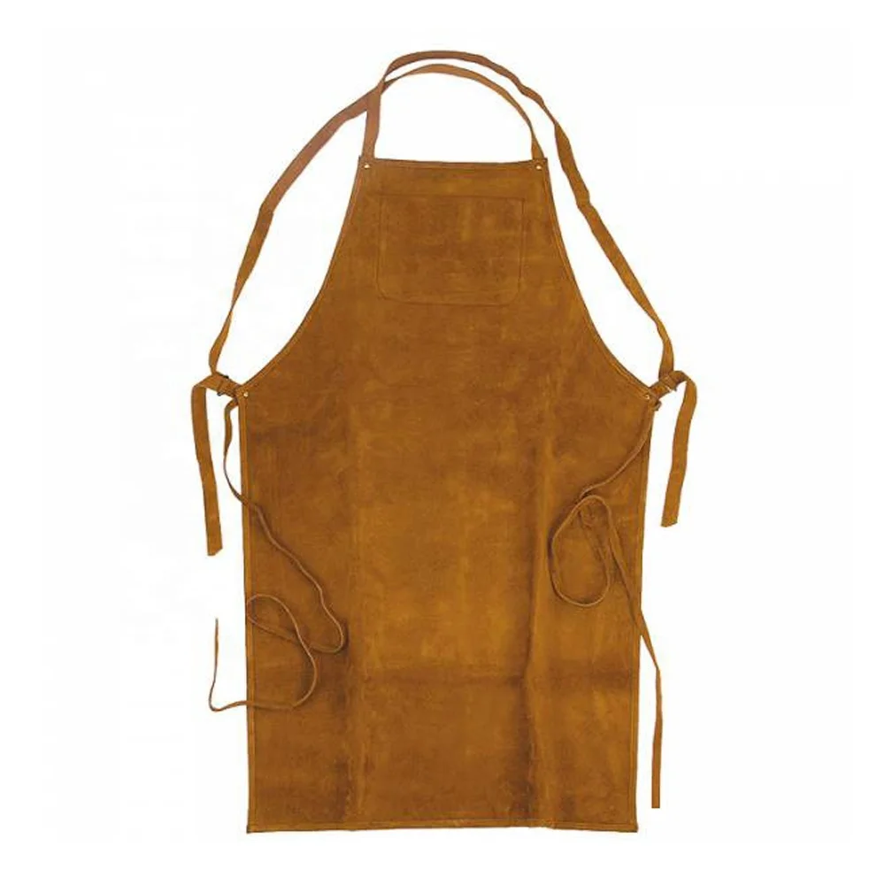 High Quality Welding Apron Leather Cowhide Split Leather High Quality Safety Leather Apron