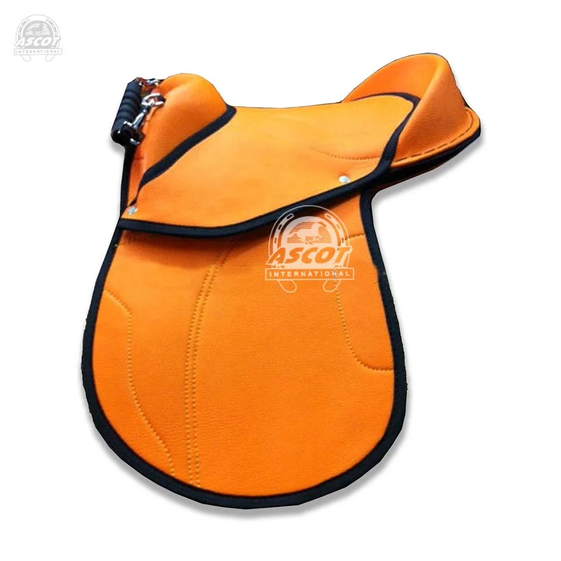 Wholesale horse racing saddle in synthetic leather english style custom color for equestrian