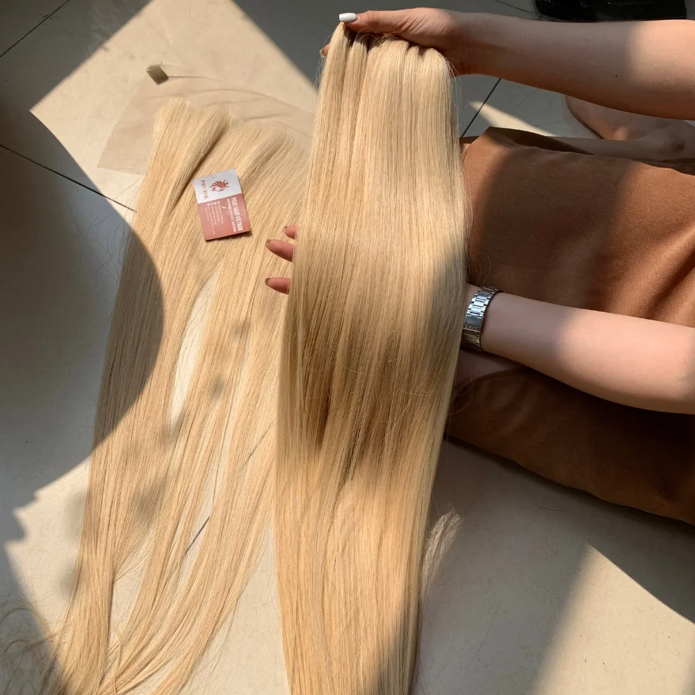 Wholesale 30 Inch 13x4 HD Transparent Lace Front Weave 613 Blonde Straight Virgin Human Hair with Raw Hair Combo Style Ponytails