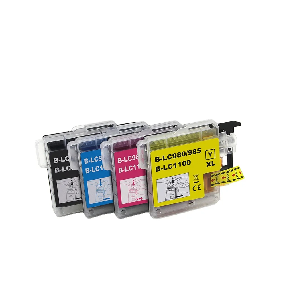 Tatrix LC980 LC985 LC1100 premium color compatible printer ink cartridge for Brother DCP-165C DCP-585CW MFC-295CN