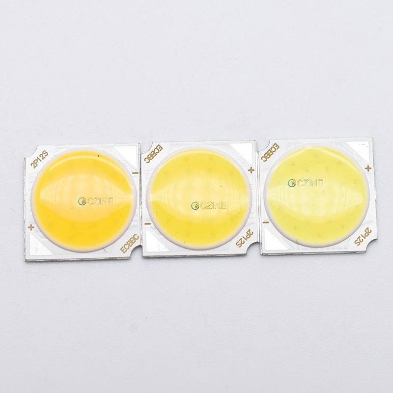 Aluminium COB LED Module 28*28 high power warm white bicolor 20w 30w 50w 100w 200w blue cob led 19*19