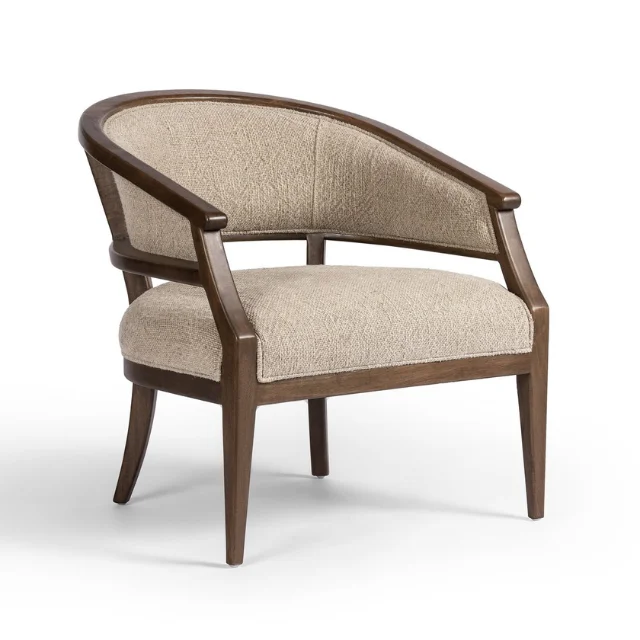 chair furniture for the living room of a villa house made of Jai wood which is equipped with cushions on the backrest and seat