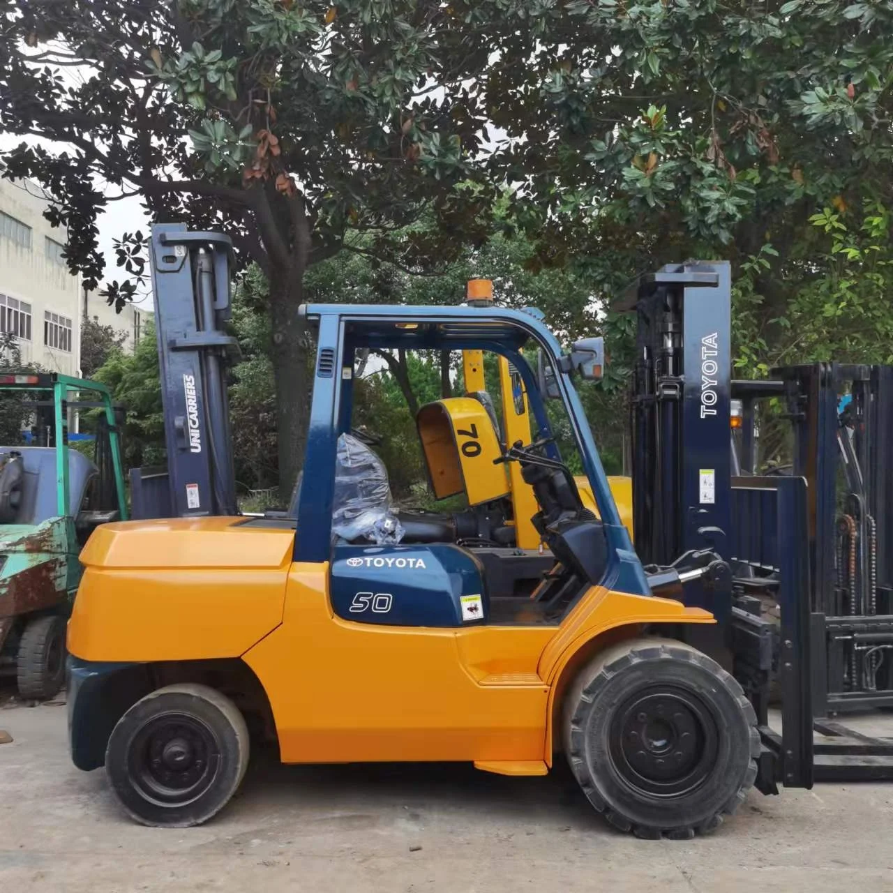 hot selling used  forklift toyoto 7FDA50  5 ton diesel forklift 8 ton 10 ton made in Japan