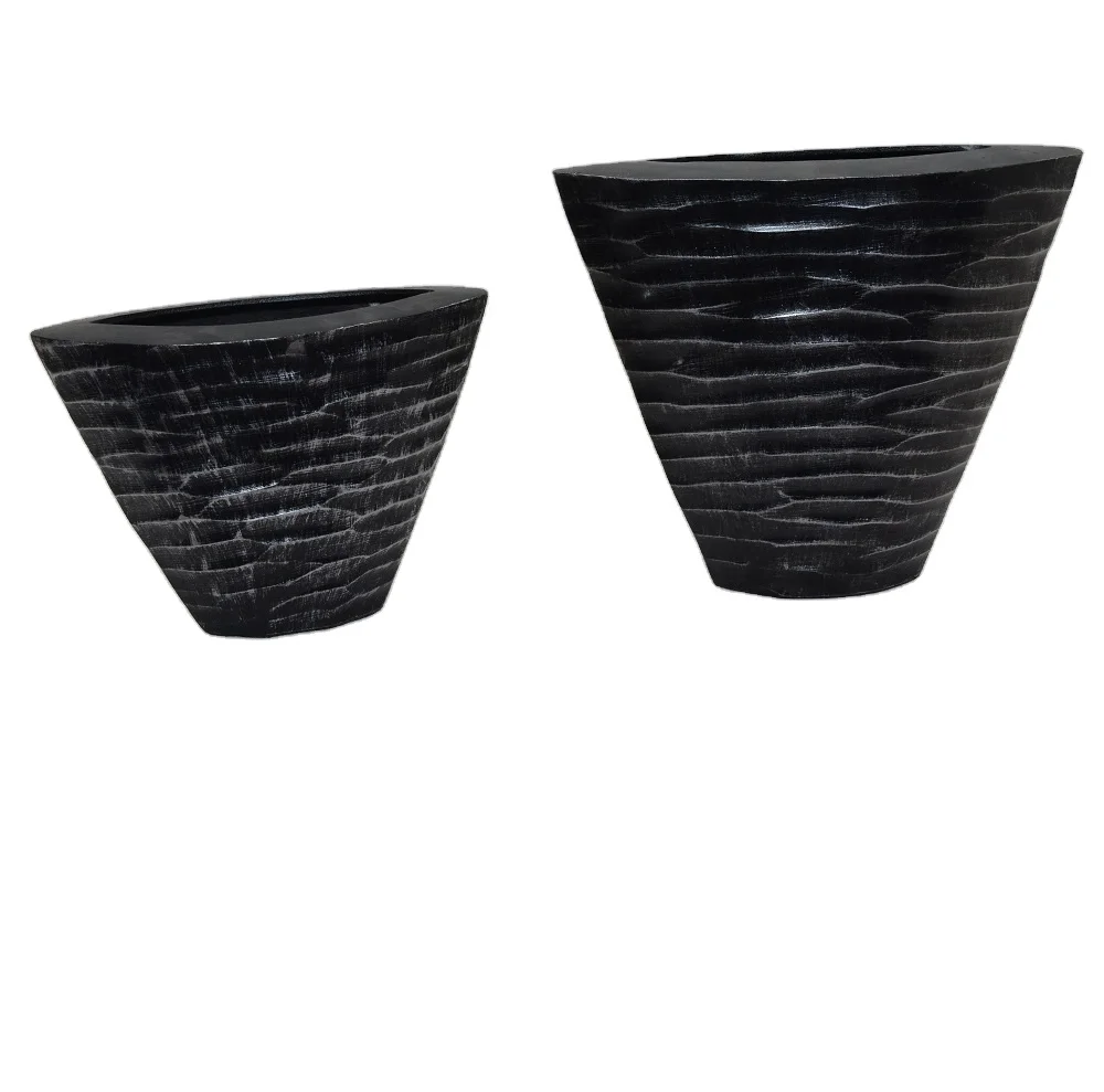 Большие окрашенные алюминиевые цветочные вазы Amazon с черной бронзовой белой Золотой серебряной пудрой текстурированной