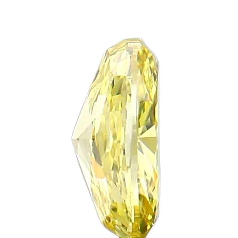 1 carat Yellow Colored Lab Grown Diamond Oval shape IGI Certified Polished Diamond Direct From wholesaler