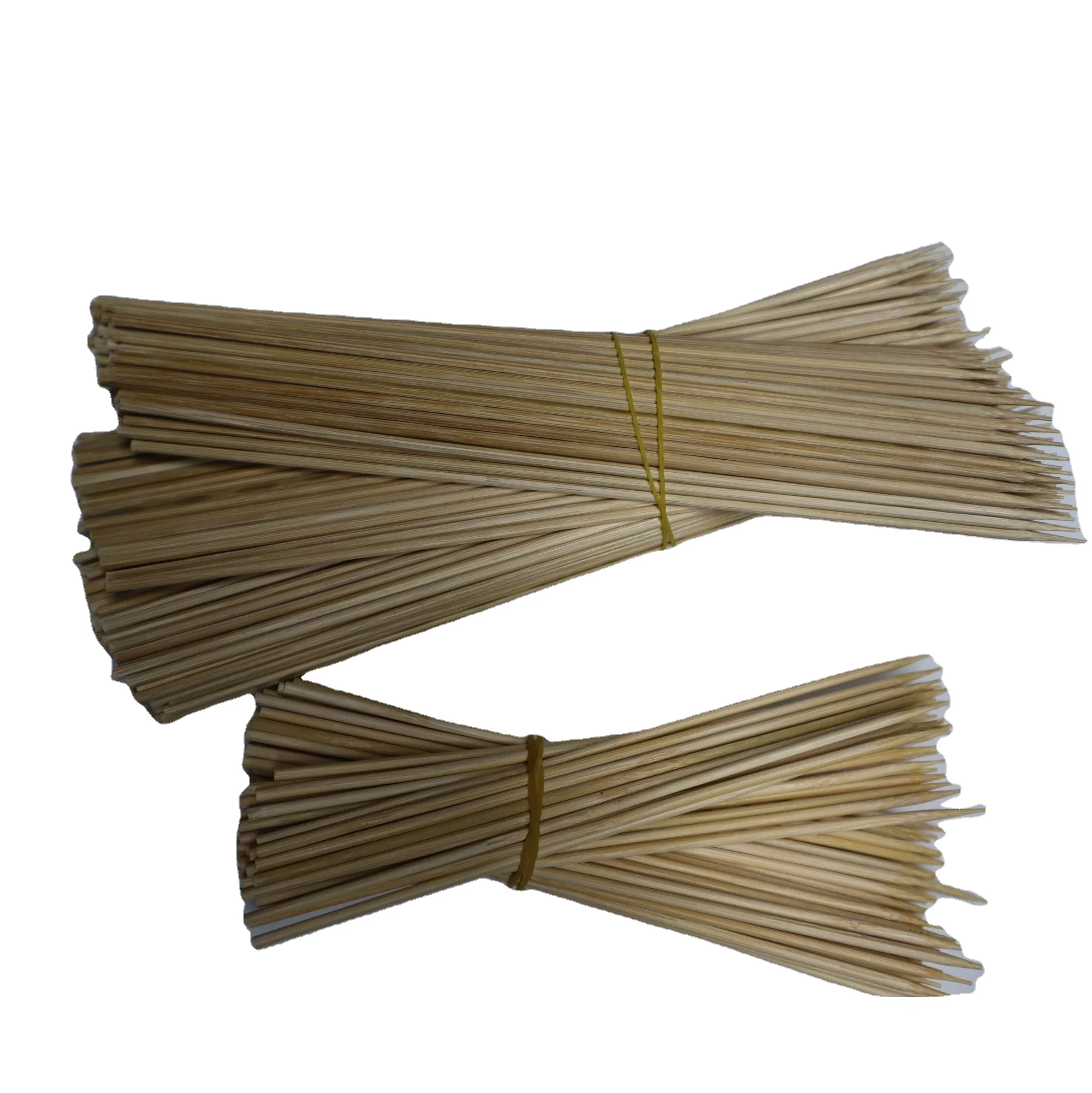 Fresh Bamboo Skewers Seaside BBQ Grill Durable Barbecue Sticks Meat Skewer For Party