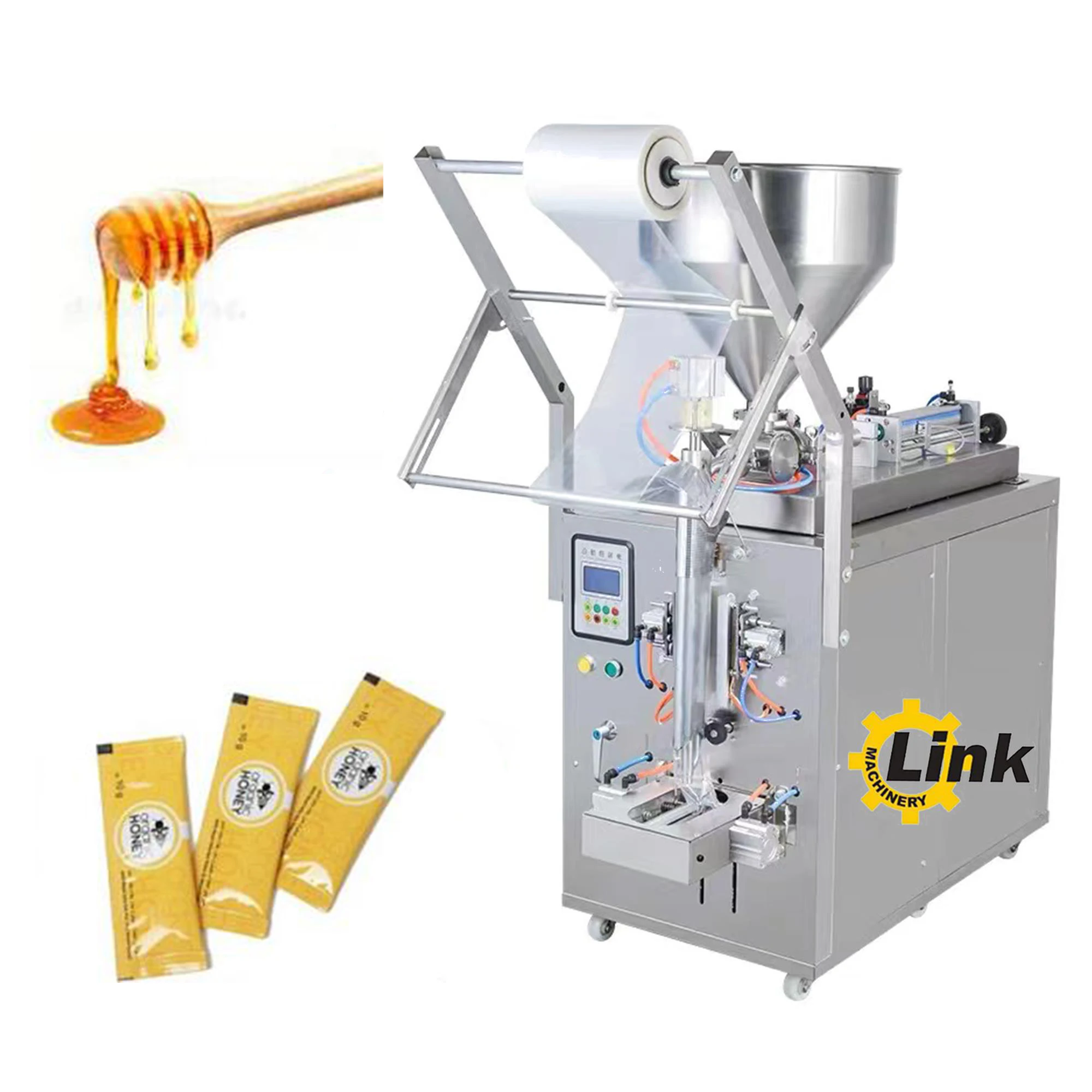 Automatic Tomato Sauce Honey Liquid Small Bag Filling Packaging Machine Sauce Packing Machine