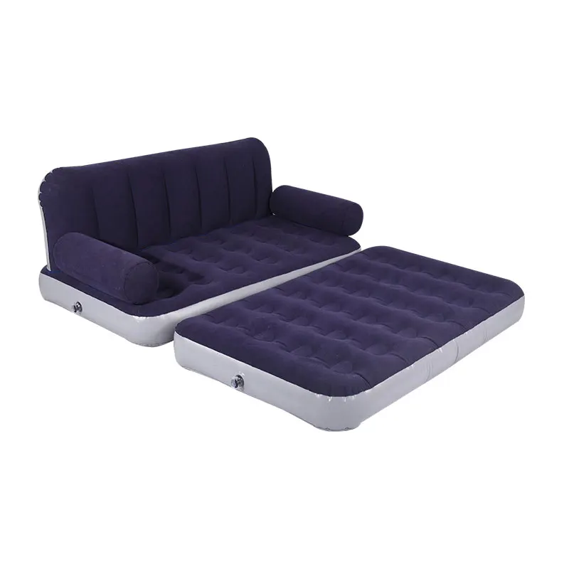 Modern Indoor-Outdoor Inflatable Chaise Longue Sofa Bed Reclining Foldable Storage-for Living Room Bedroom Dining Hotel Outdoor