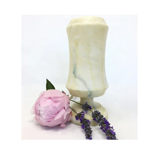  Белая настольная декоративная мраморная Цветочная ваза небольшого размера