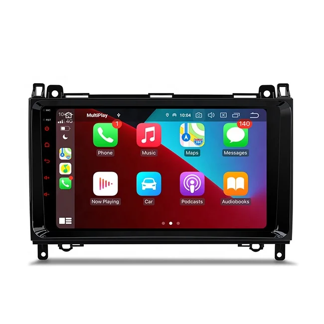 9 inch Snapdragon Android 12 Octa Core 6GB RAM + 128GB ROM Car Stereo Player with CarAutoplay DSP 4G LTE for Mercedes-Benz W245