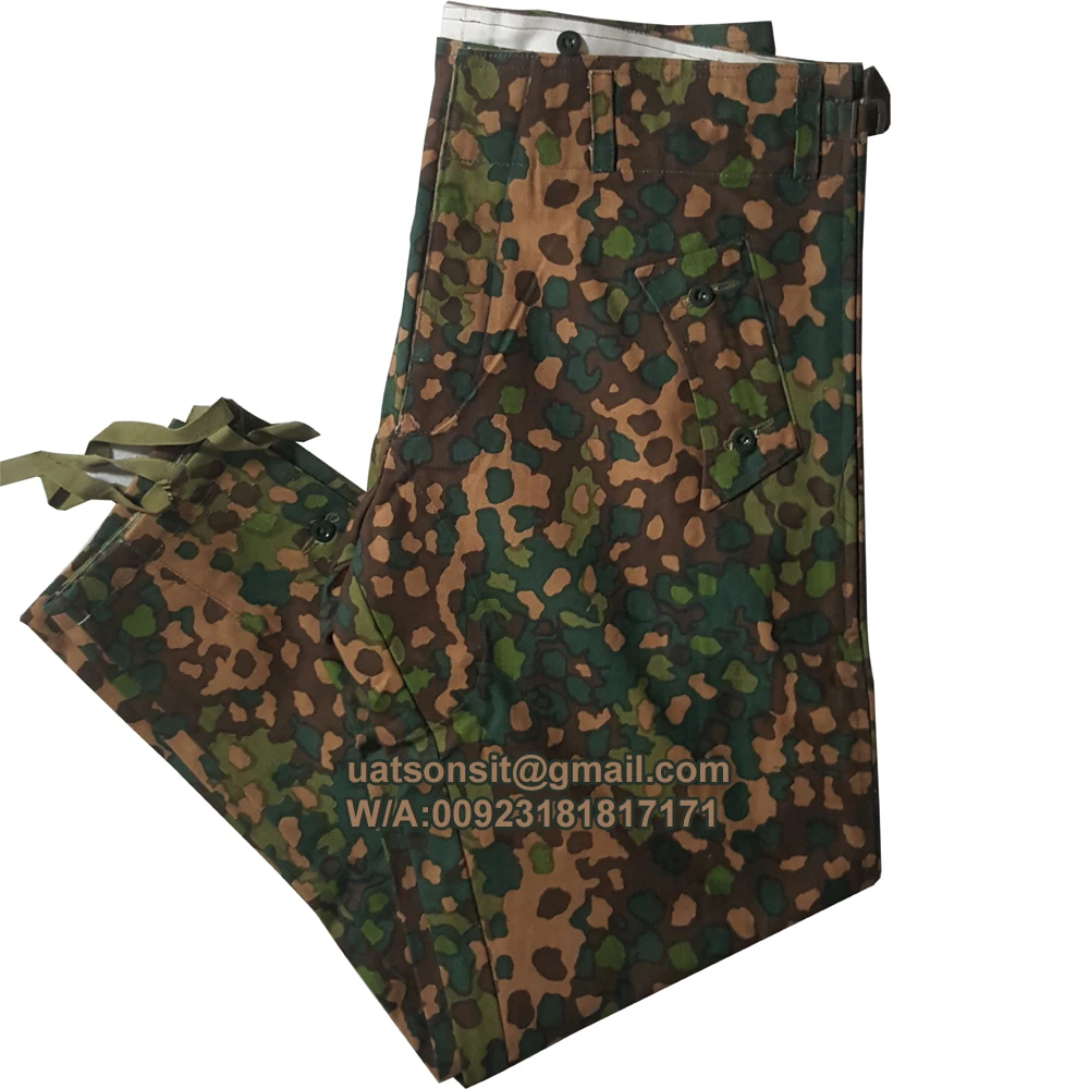 GERMAN WW2 OFFICER DOT PEA CAMO UNIFORM trouser