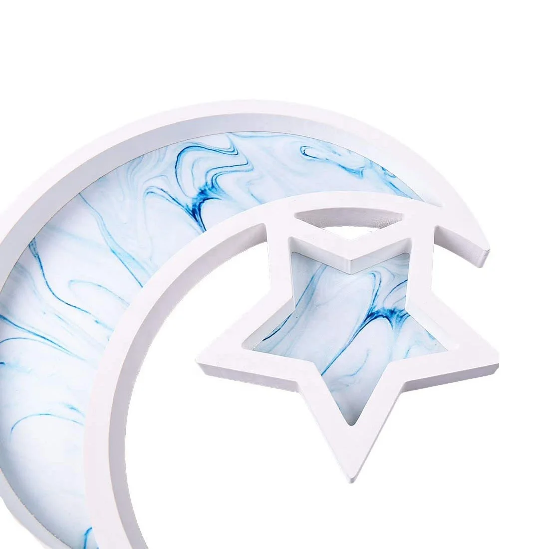 Деревянный поднос в форме Луны и звезды кухонные принадлежности Деревянные Подносы индивидуальные Домашние Декоративные для закусок поставщики из Индии