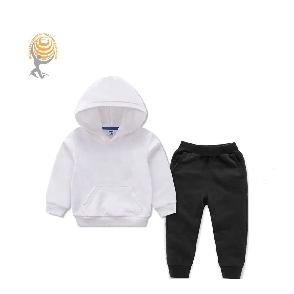
Wholesale New Style Soft Comfortable Cotton hoodie o-neck plain jogger tracksuits kids Summer Kids Little Boy Suits For Boys 