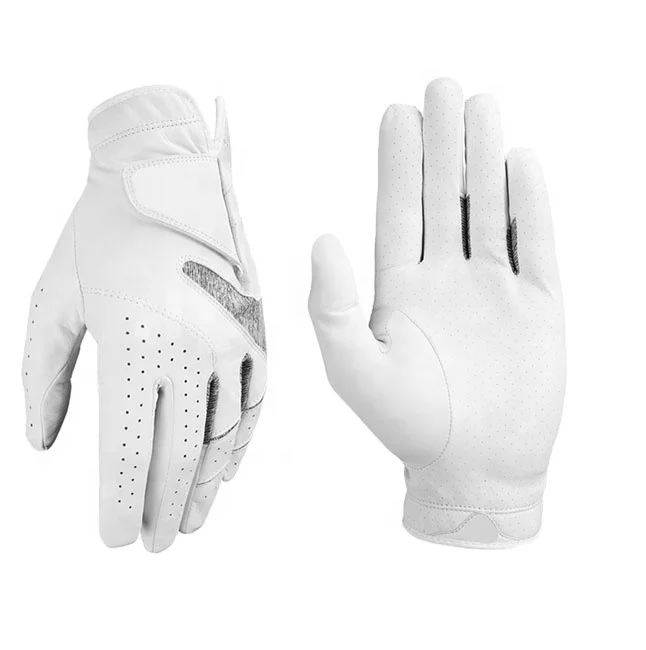 Design Your Own Logo Soft Full Color Cabretta Leather Breathable Golf Glove Sports Customized Golf Gloves Wholesale