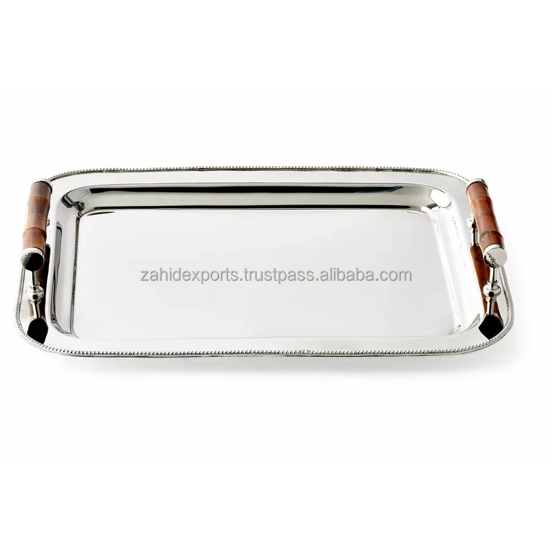 High On Demand Decorative Serving Essential Metal Trays for Home and Restaurant Ware at Wholesale Prices