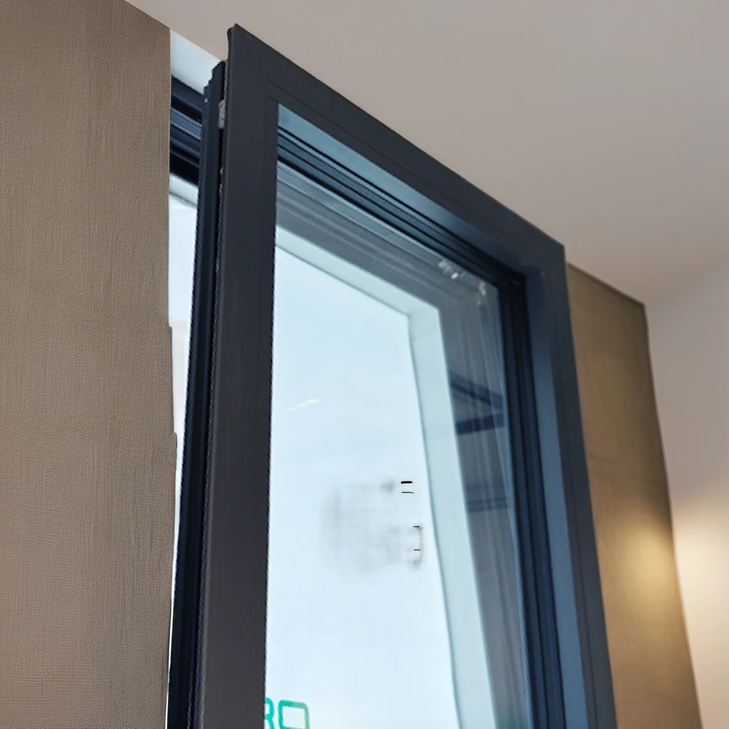 Windowall GE75 окна с двойной глазурью створки для ураганного удара балконное стекло наклон и поворотное окно