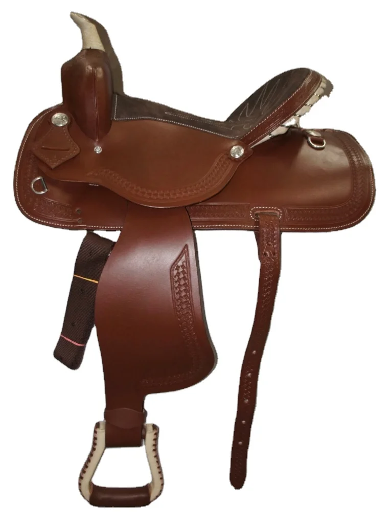 Best Quality OEM Selling DD Leather Western Leather Saddle Western Horse Saddle High Quality Wholesale and Bulk Horse Saddles