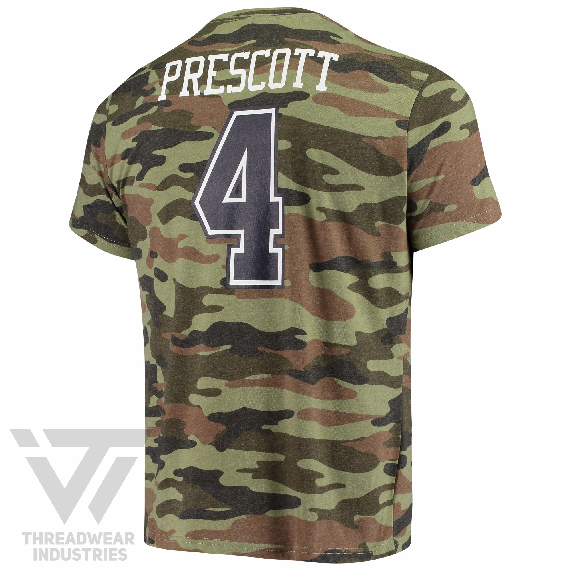 Футболка Далласский ковбойский футбольный камуфляж под заказ