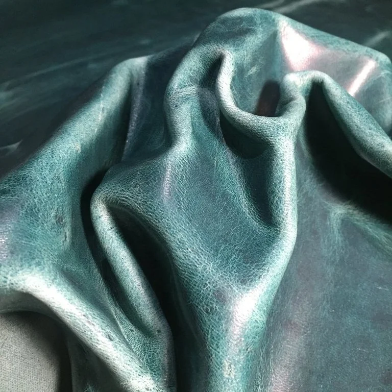 Cow Leather crazy horse leather for shoes pull up leather