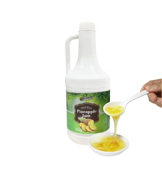 Tropical Fruit Pineapple Jam with Real Pulp for Bubble Tea Shop Fruit Tea Raw Materials High Quality For Sale