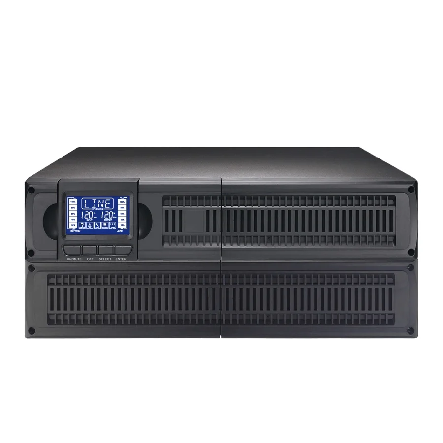 Rack mount Online UPS power 3KVA with battery backup for server