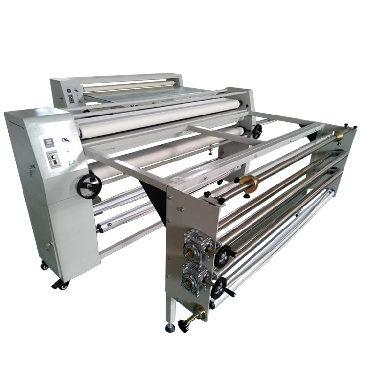 factory 1.8m automatic electric heat press roller machine fabric textile electric heating roller sublimation transfer