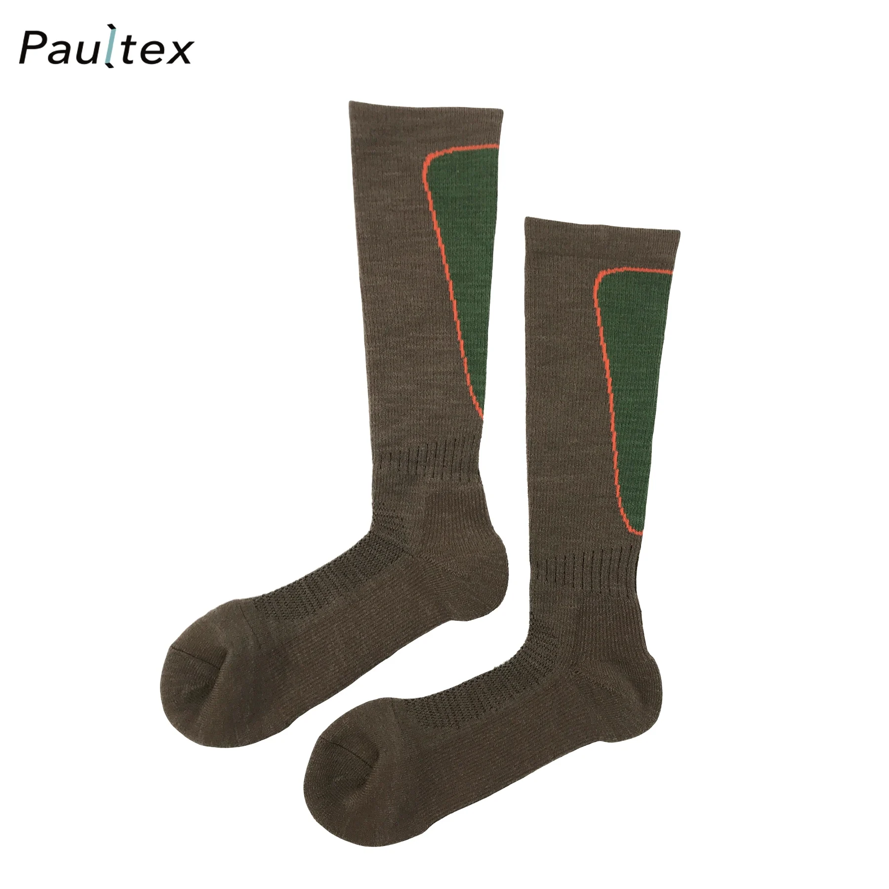 Striped Wool Knee High Men Socks Manufacturers