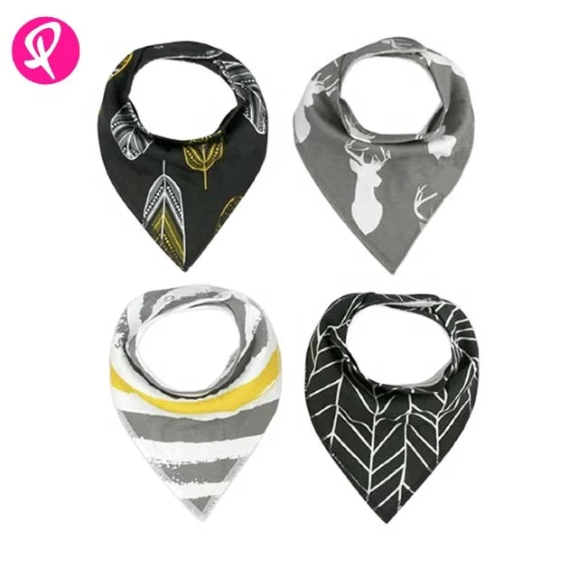 Baby Bandana bibs with soft and smooth fabric