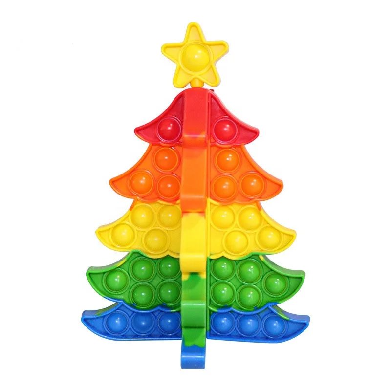 OPP bag package toy kids squeeze silicone stacking toys set blocks bubble sensory anti stress toys