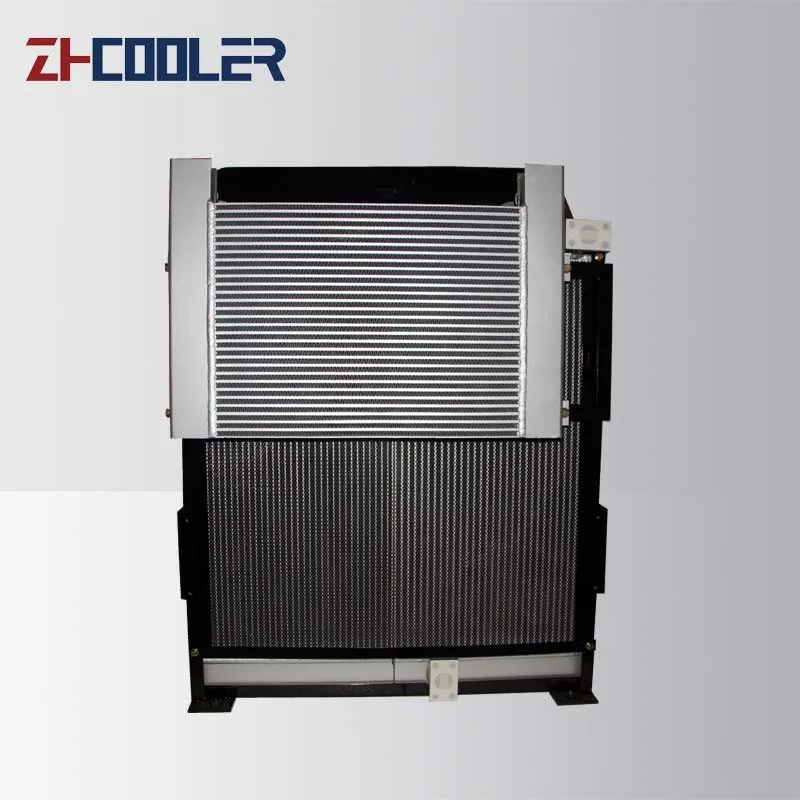 Compound radiator Hydraulic oil air intermediate cooling  aftercooler Water cooler expansion tank heat exchanger