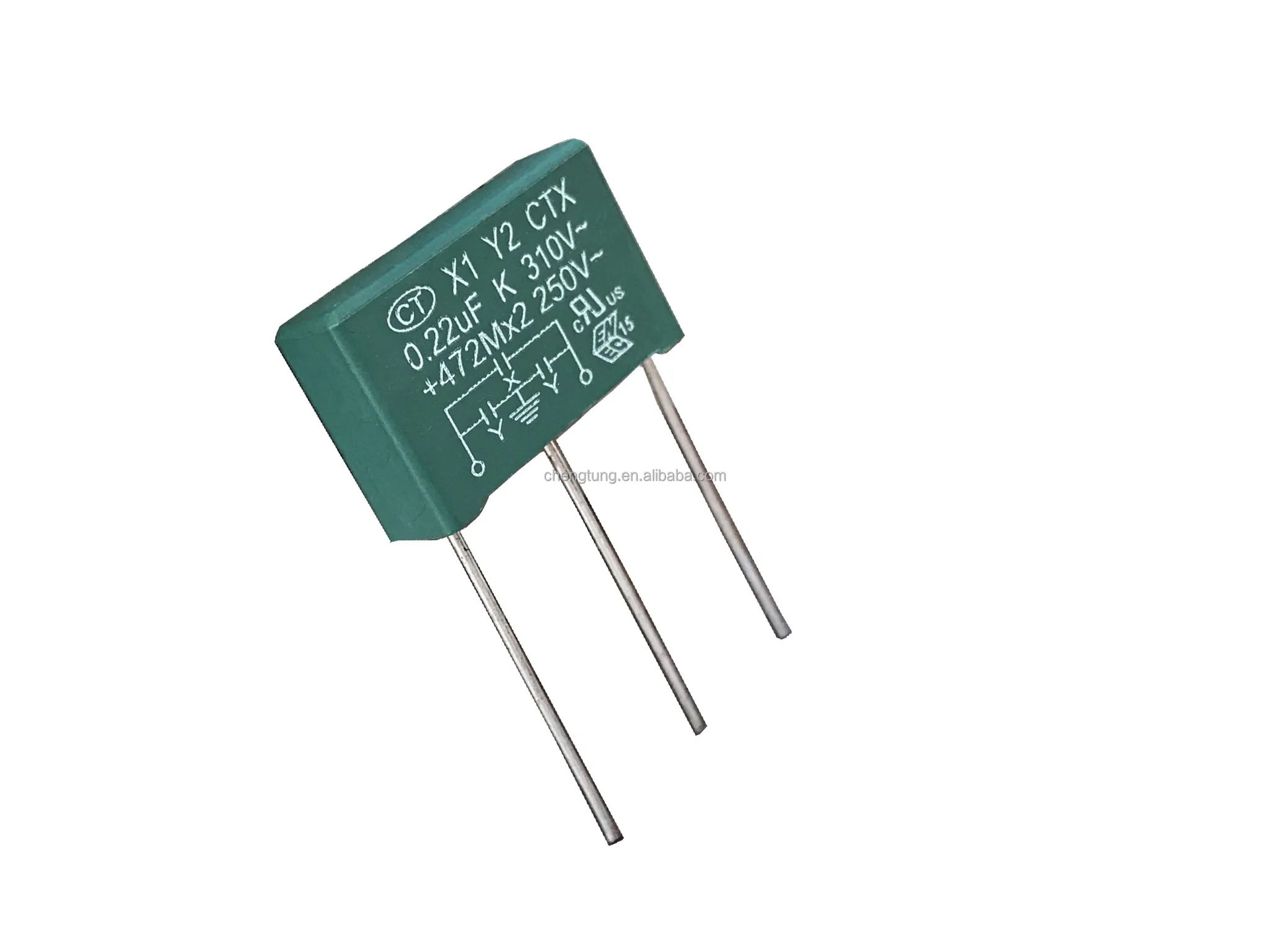 X1Y2 Class Metallized Polypropylene Film Capacitor