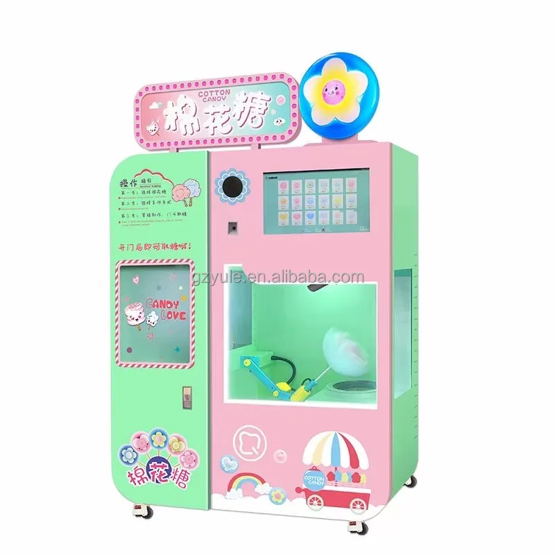 cheap cotton candy vending machine electric robot cotton candy vending machine chinese cotton candy machine mg330 pro