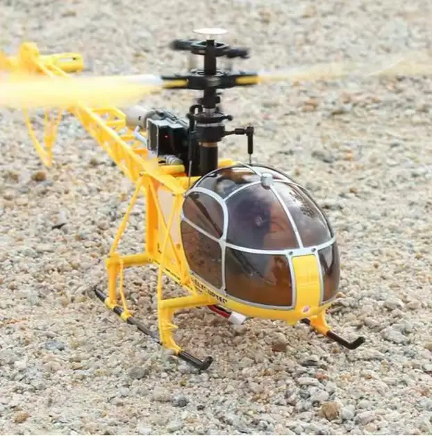 Wltoys Xk Hobby Toy V915-A 2.4G Electric Single Blade Altitude Hold Alouette Lama Rtf Remote Control 4Ch Rc helicopter 4 Channel