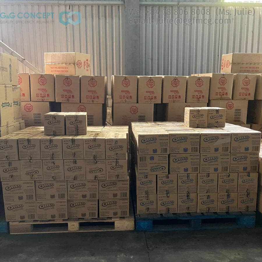 Оптовая продажа рулон вафли для ванили Oreo 54gr от вьетнамского поставщика Vanilla по лучшей цене