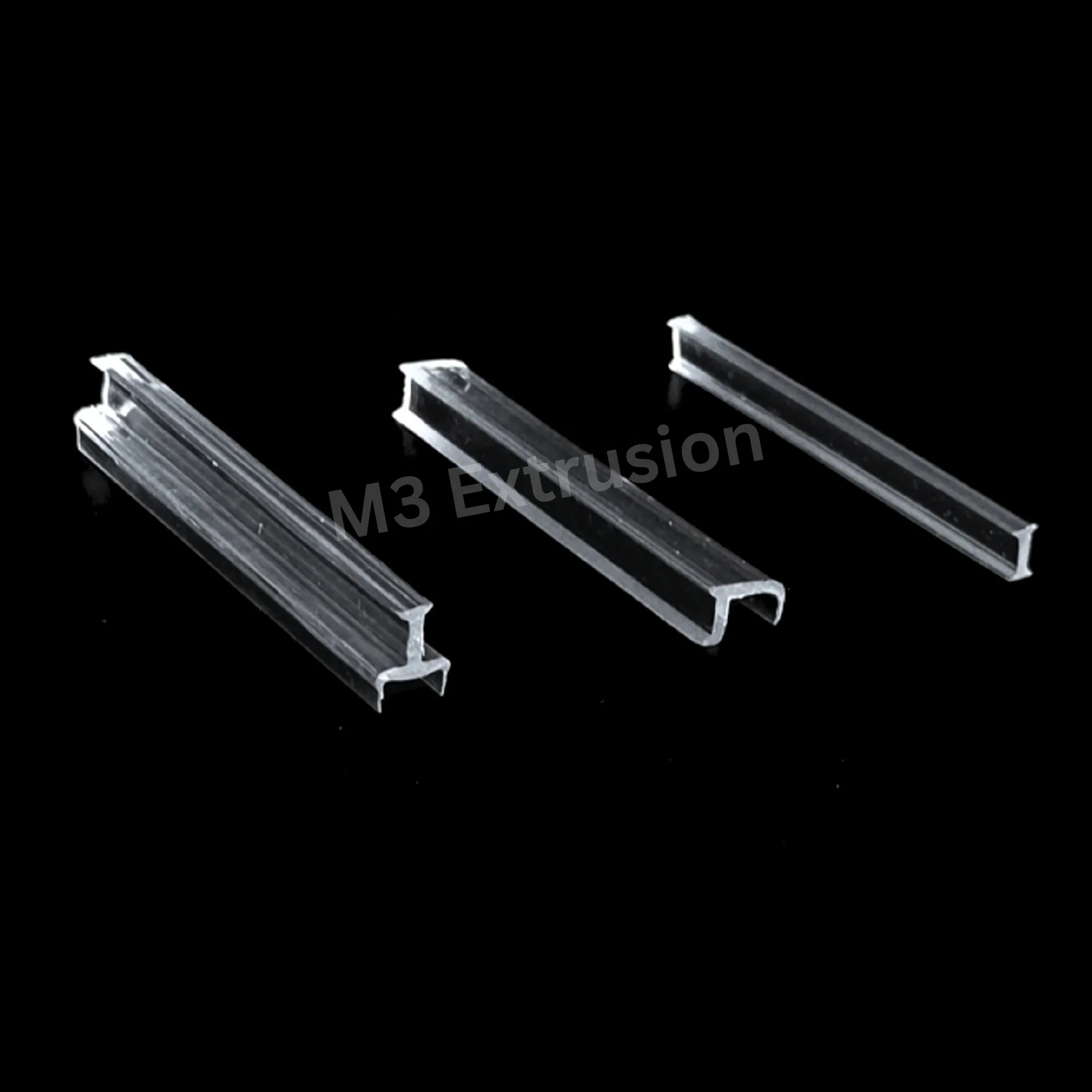 Customised Transparent PMMA Acrylic Linear Lampshade Dome Pattern Profile Matte/Frosted/Prism LED Plastic Extrusion Factory Made