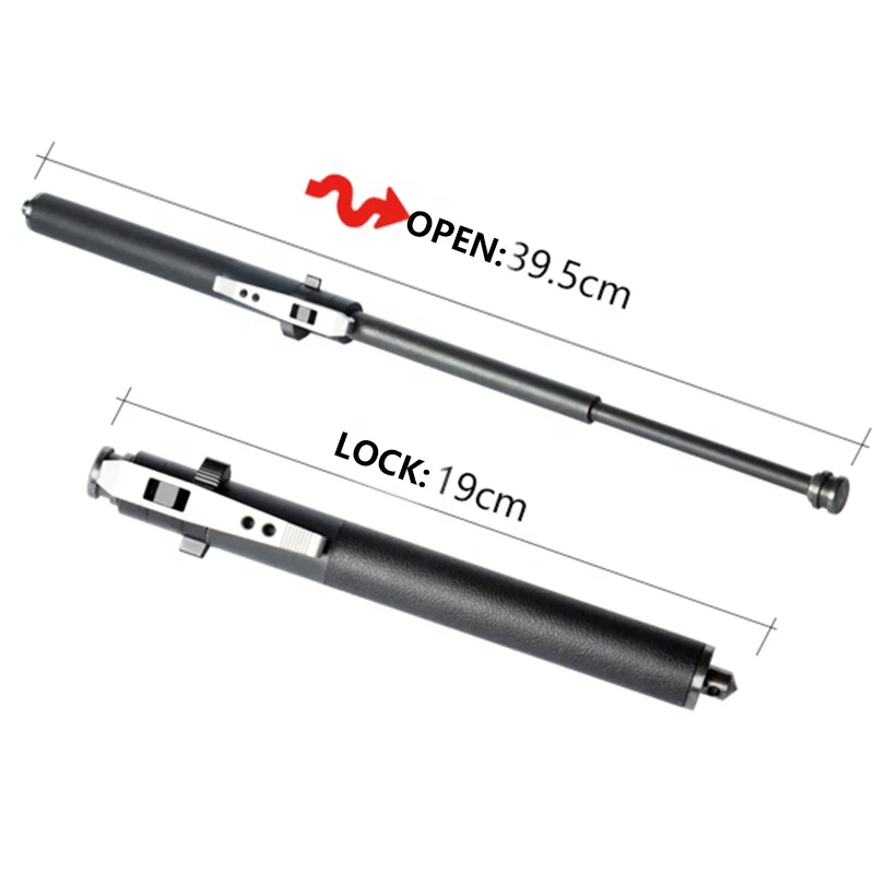 21 Inch  Spring baton holster Automatic pop-up stick Three-section automatic 4142