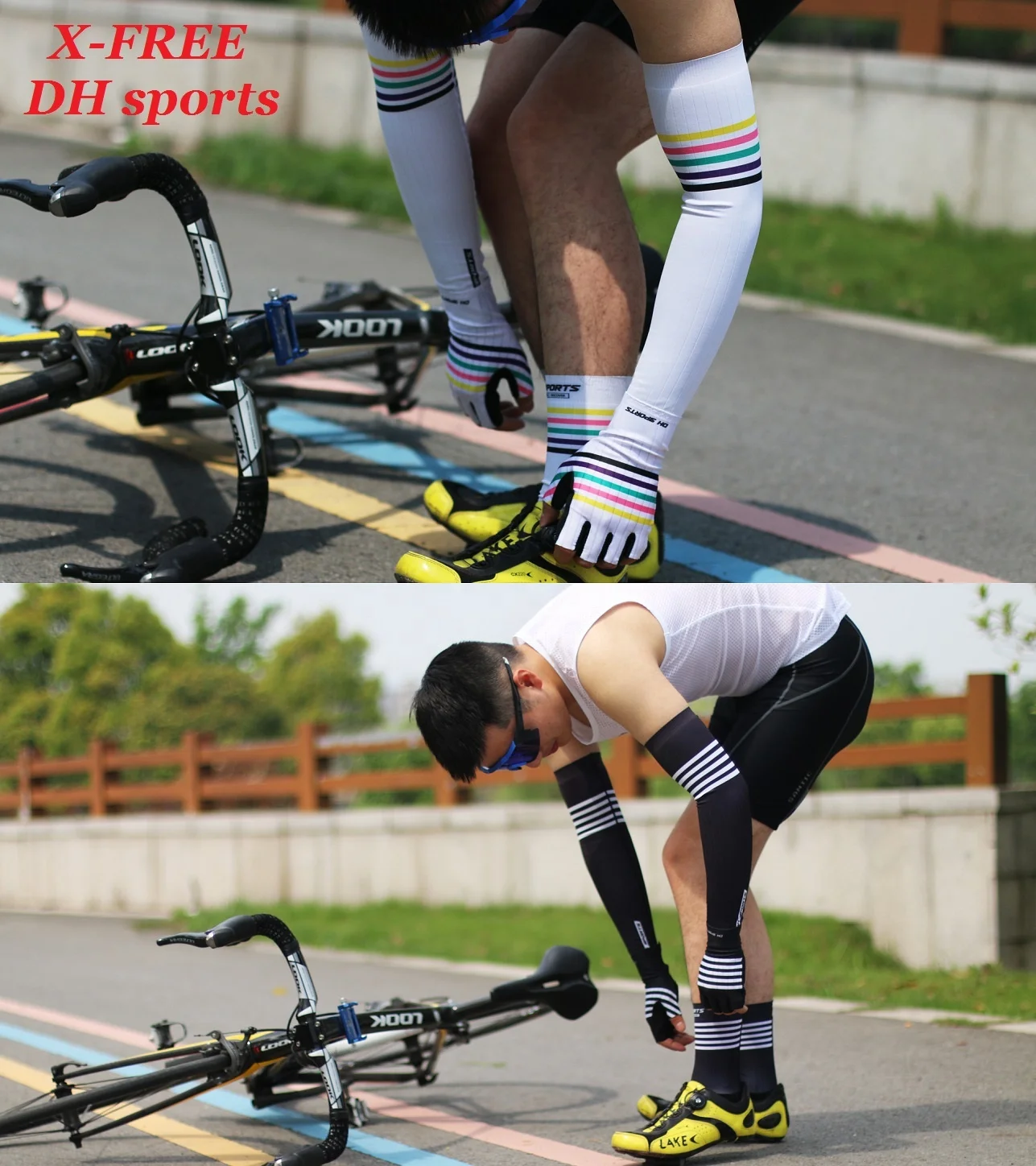 DH sports DH-X04 Cuffs Sun protection sleeves for bicycles/motorcycles/and motorcycles C22-54
