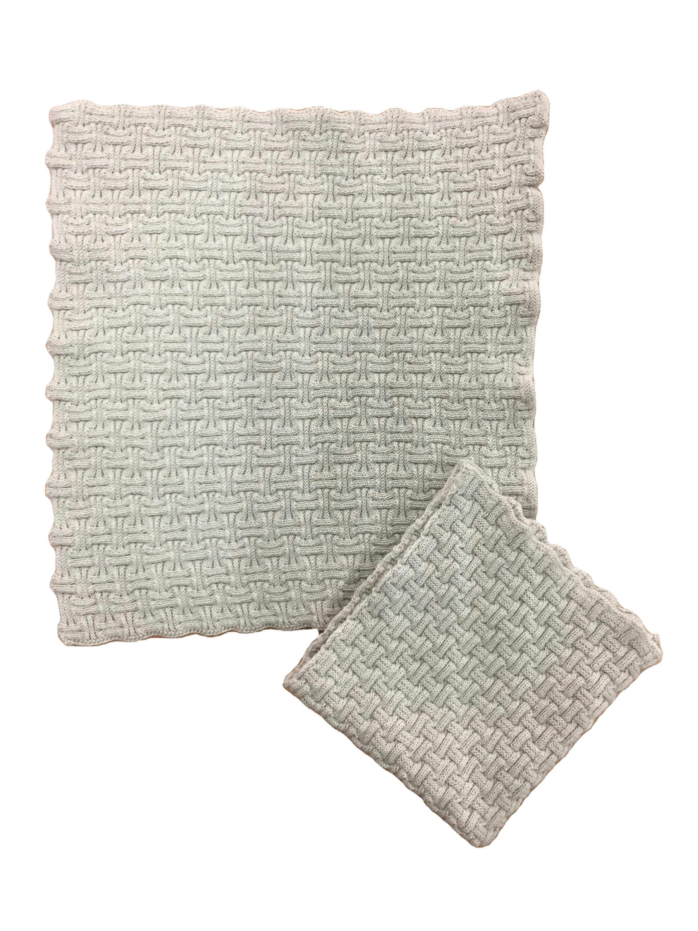 Вязаные Салфетки из 100% органического хлопка сертифицированные чистящие салфетки для посуды и кухонные набор кухонных полотенец