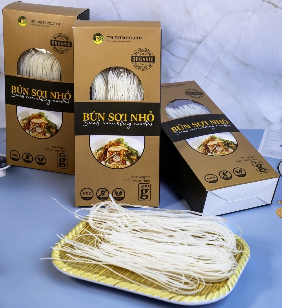 Vietnam High Quality Instant Good Quality Vermicelli Noodles White Rice Noodles Flat Rice Sticks Noodle
