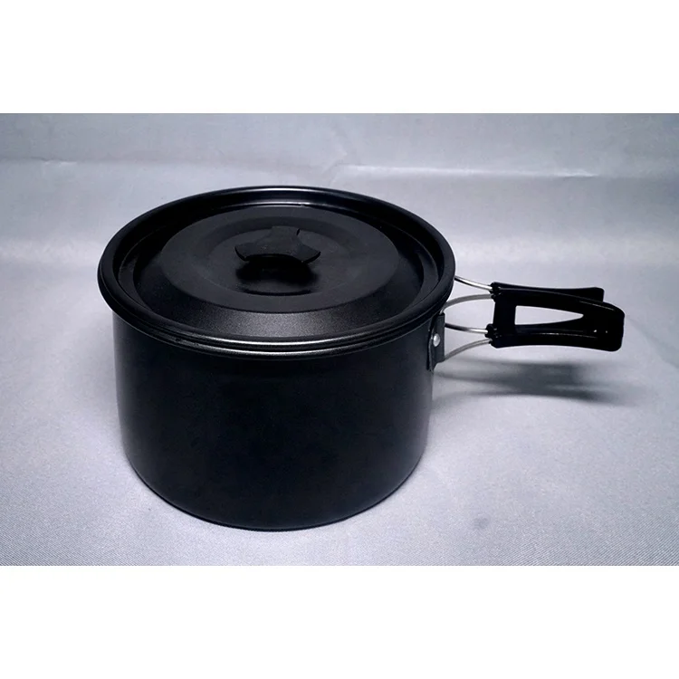 2023 Economical non stick aluminum pot pentole multi function camping cooking pot cookware set Amal