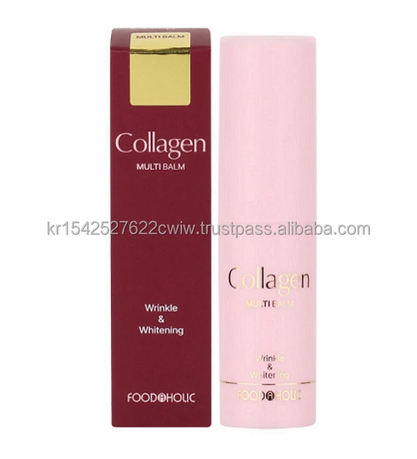 KOREAN COSMETIC Foodaholic Collagen Multi Balm 9g nourishes tired skin during outside activities and tones up the skin