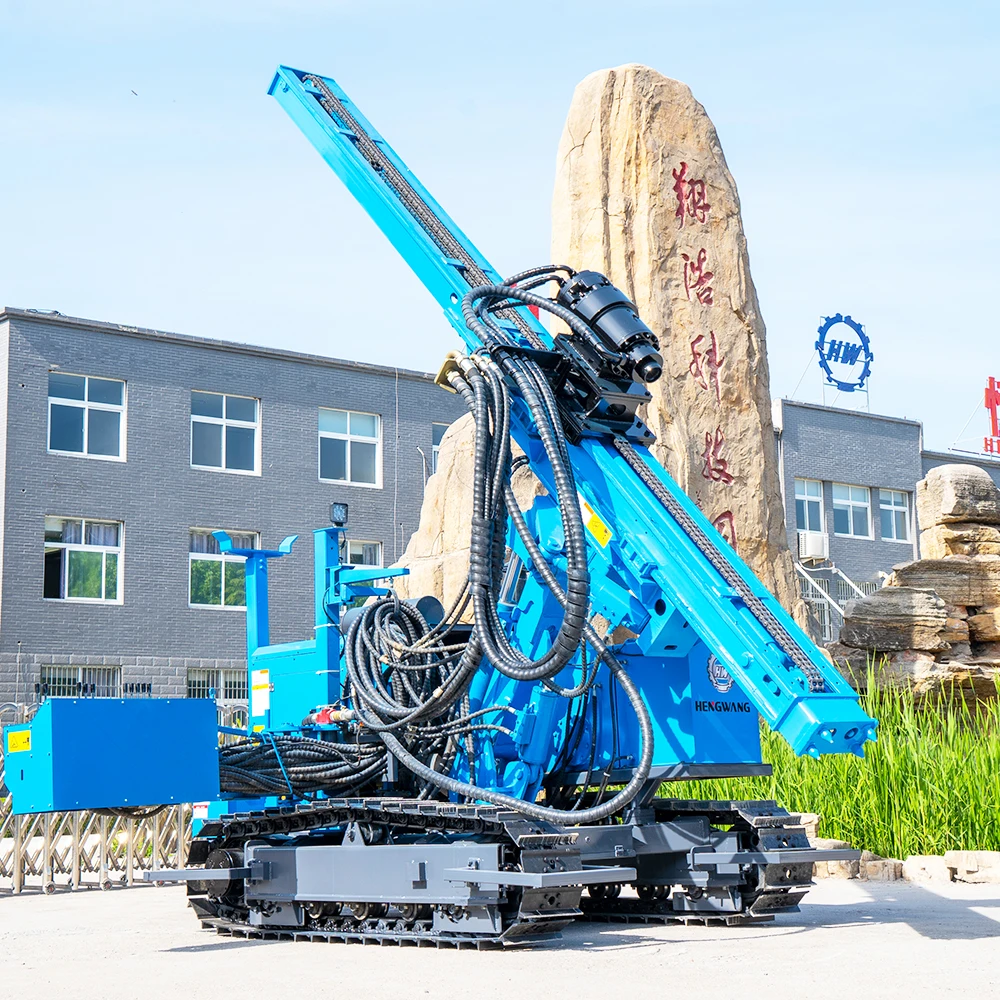 Piling Machine Solar Screw Pile Driver Spiral Drill Machine Hydraulic Pile Driving