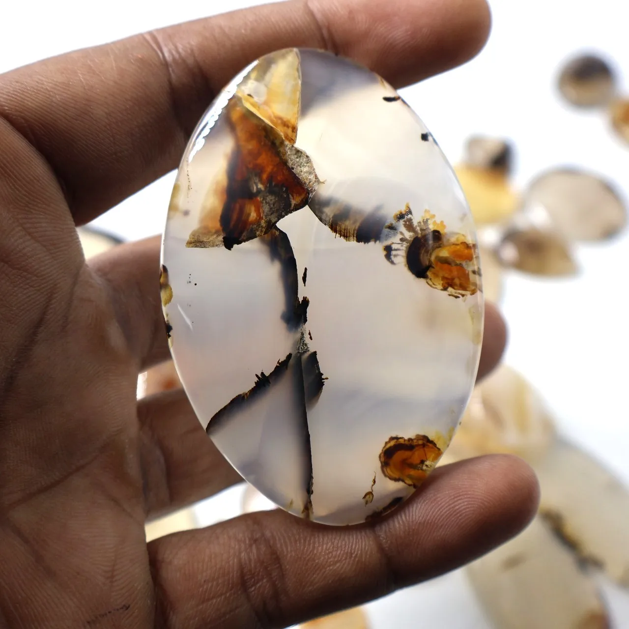 hot sale Montana Agate Gemstone Cabochon Loose Gemstones Online Wholesale Dealers in Jaipur Buy Gemstone Now! factory price