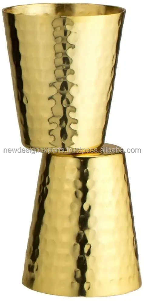 Brass  Moscow Mule Hammered Brass Shot Glasses(set of 4) 100% pure Brass