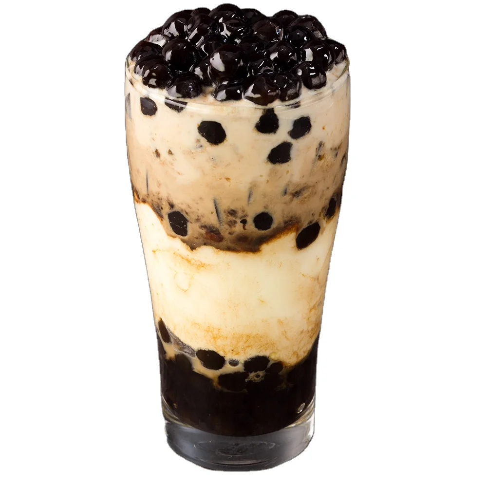 Сделано в Тайване жемчуг Tapioca из коричневого сахара черного цвета