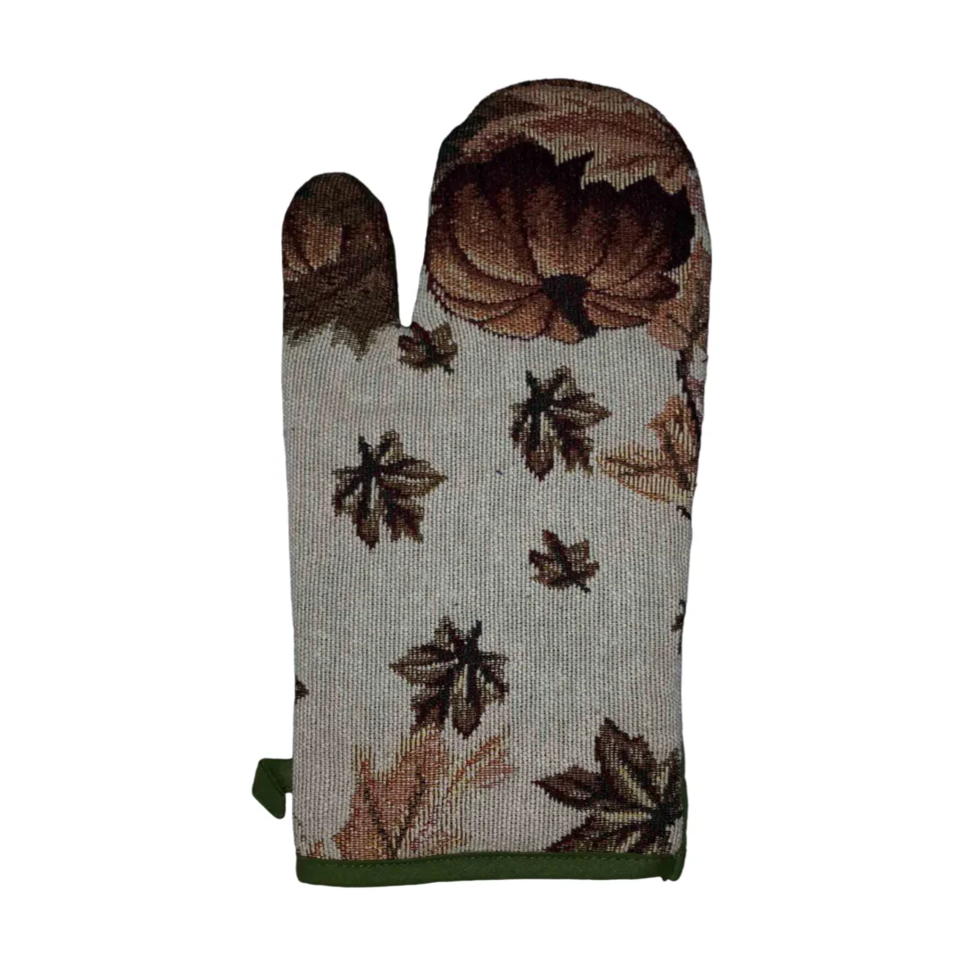 2024 Heat Resistant Silicone Oven Mitts Long Kitchen Mittens for Cooking BBQ Microwave and Baking Yarn Dyed Gloves