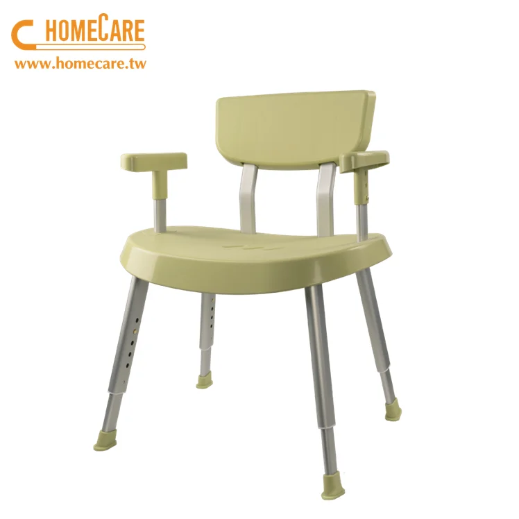 New Design Wholesale Aluminum Heavy Duty Shower Chair Tool Free Adjustable Height Multifunctional Bath Stool for Sale